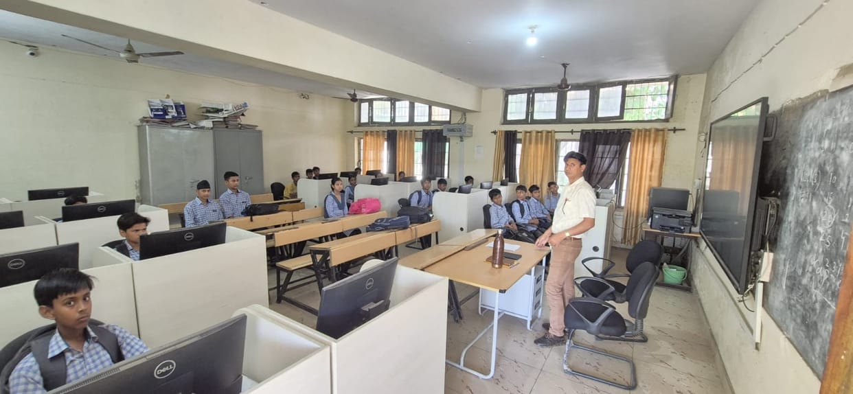 Due to lack of computer labs in schools, students are pursuing courses privately.