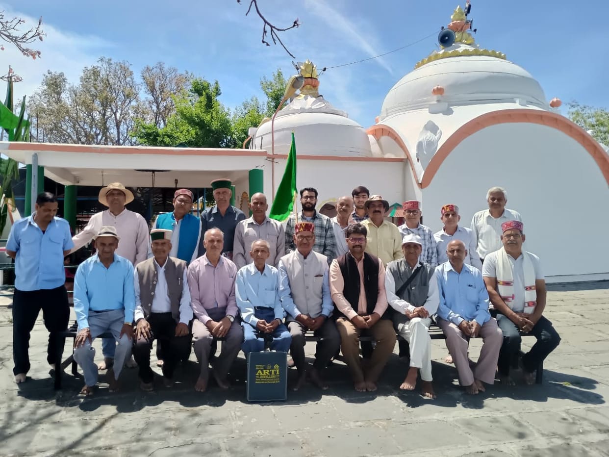 Preparations for Nalwad Mela Morsinghi begin, offering of vow sheet in the temple