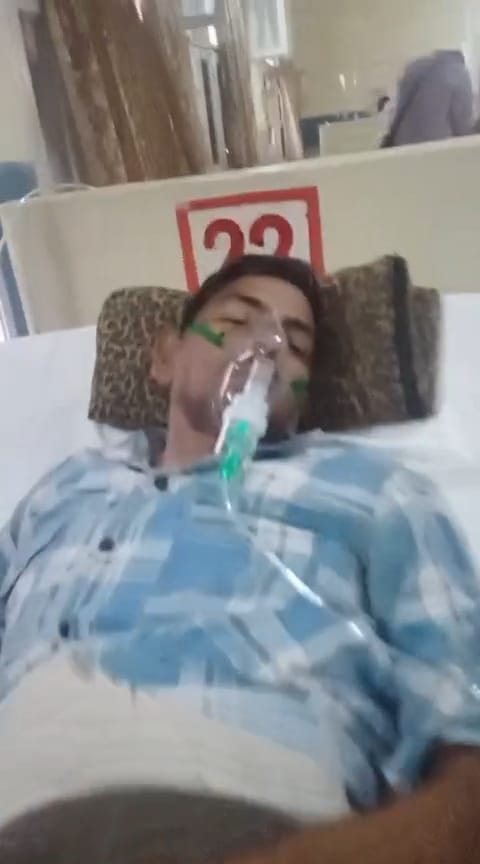 A young man jumped from the first floor of Chandni Bagh police station.