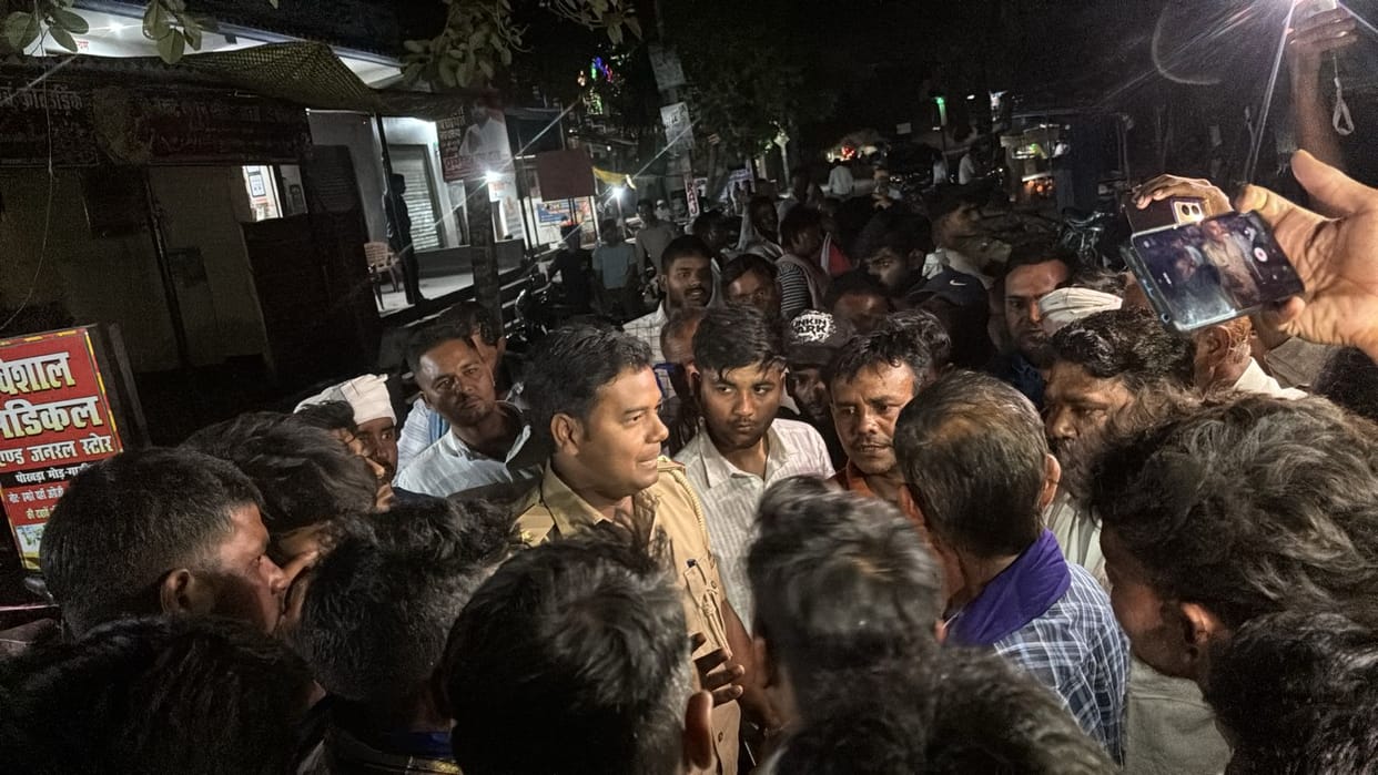 Villagers Outraged Over Tearing of Flag; Blockade Staged