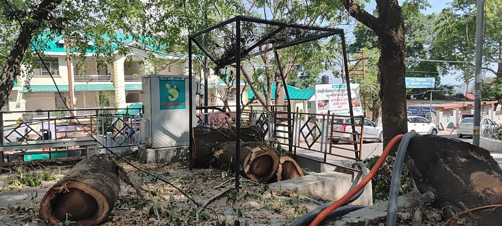 Samata Sthal became discoloured as soon as the system noticed it.
