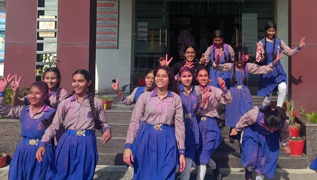 Gayatri of Shivania School Tops the Class