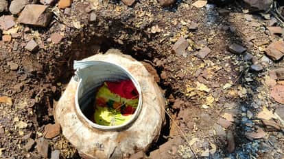 Maoist Explosives Cache Recovered in Annapur Forests Security Forces Destroy It in Bijapur