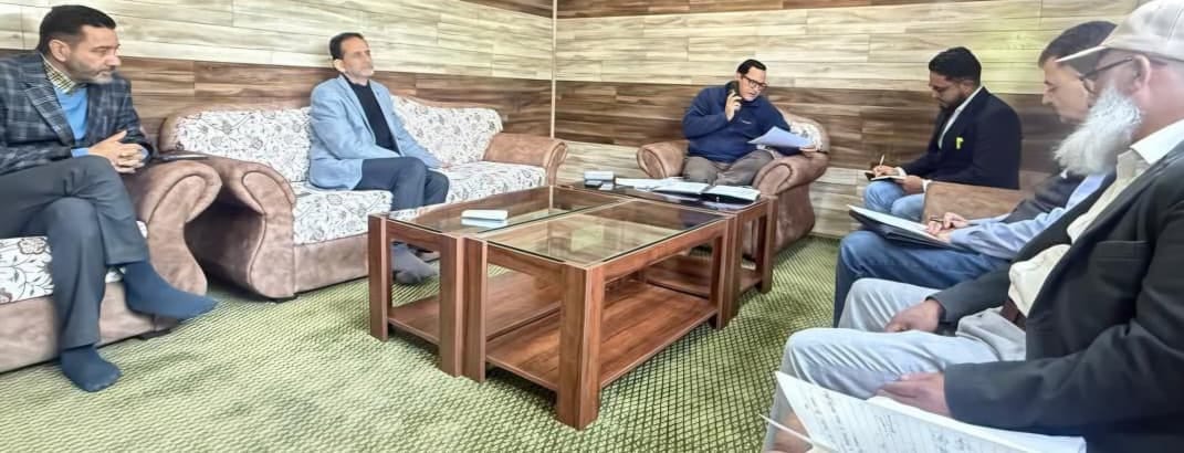 Srinagar, Javed Ahmed Dar, Review Meeting, Education Department