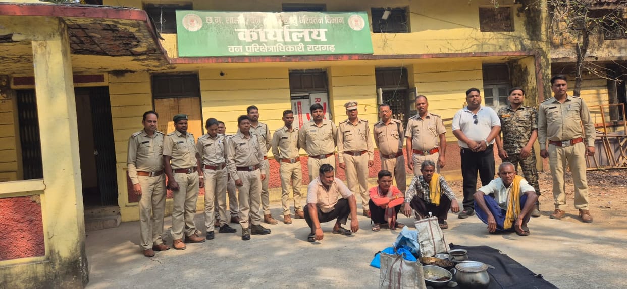 Saved the Chital from Dogs But Then Killed and Ate It Themselves Forest Department Team Sends 5 Accused to Ja