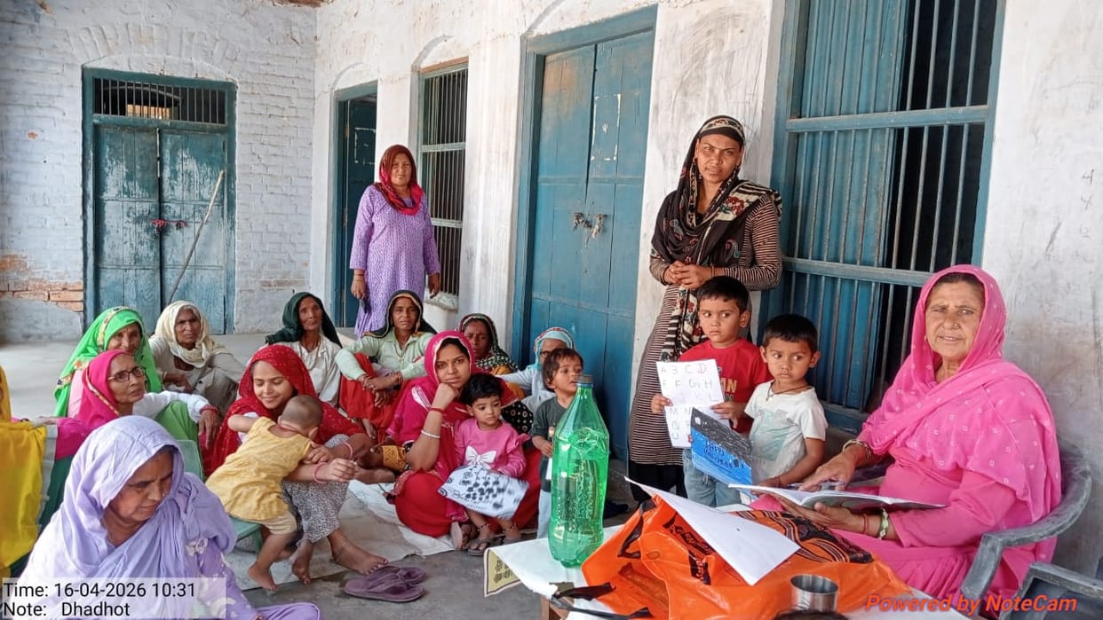 Poshan Pakhwada Campaign: Spreading Awareness Across Villages, Emphasizing Clean Water and Sanitation