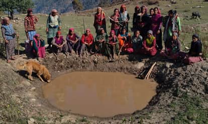 Forest department stopped the work of making canals and khals