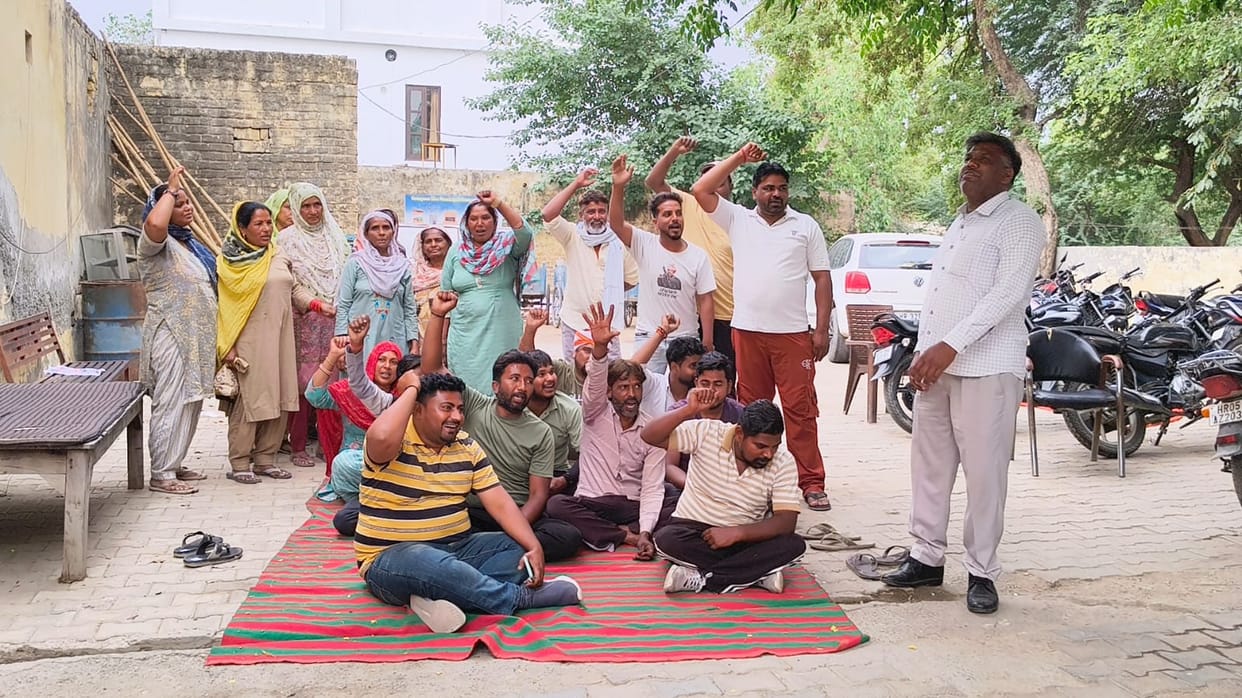Employees started a strike after not getting salary for three months