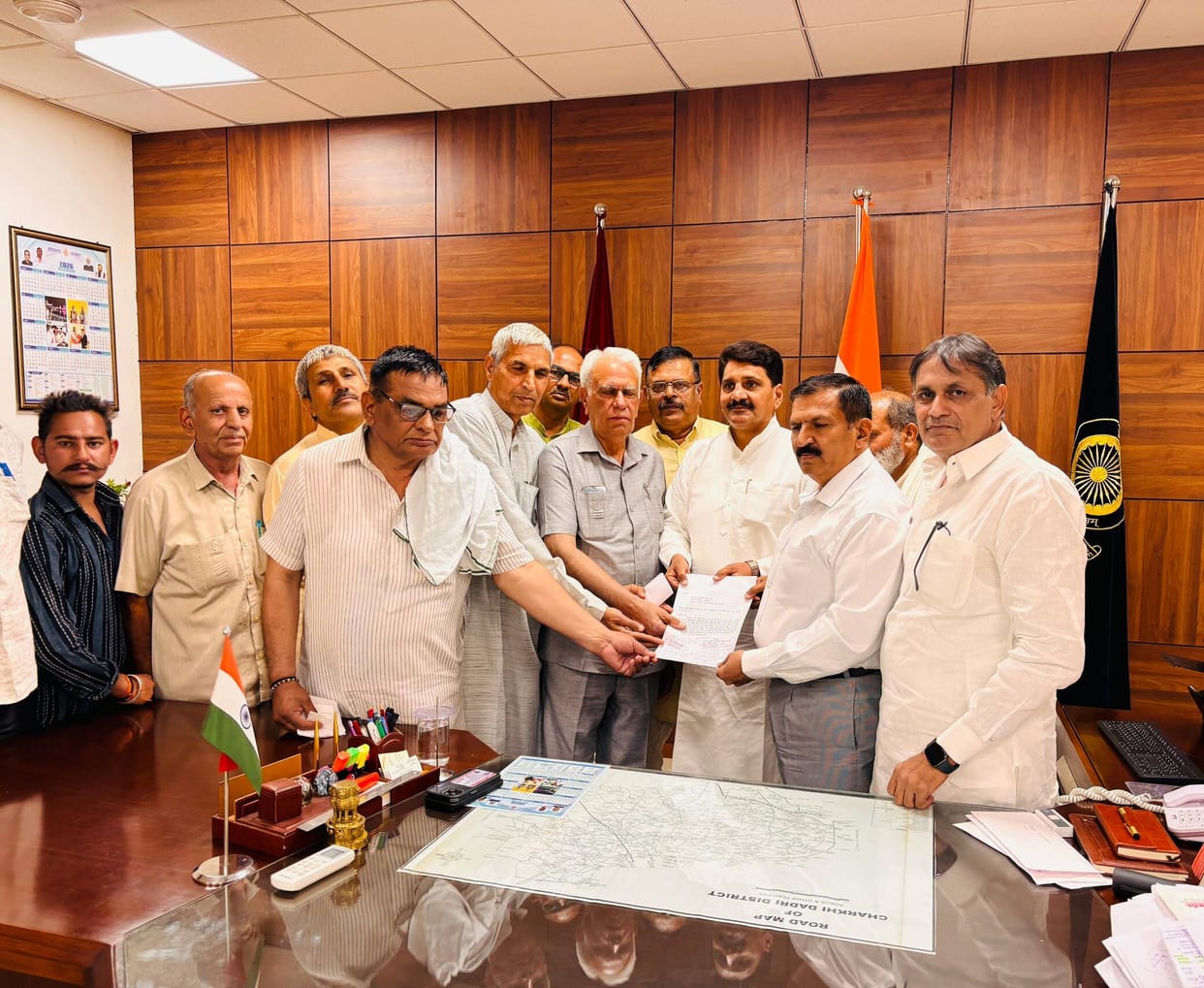 INLD submitted a memorandum to the Chief Minister demanding transparency in mustard procurement