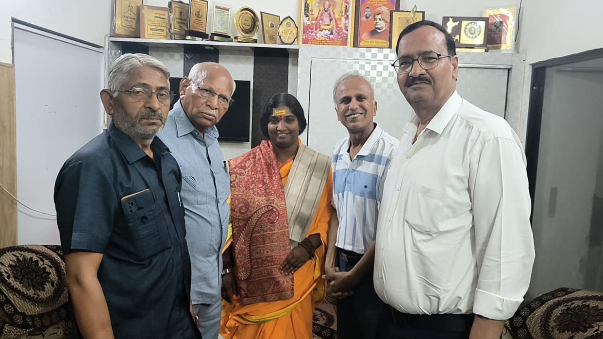 Bullet Rani reached Dharamnagari, was welcomed