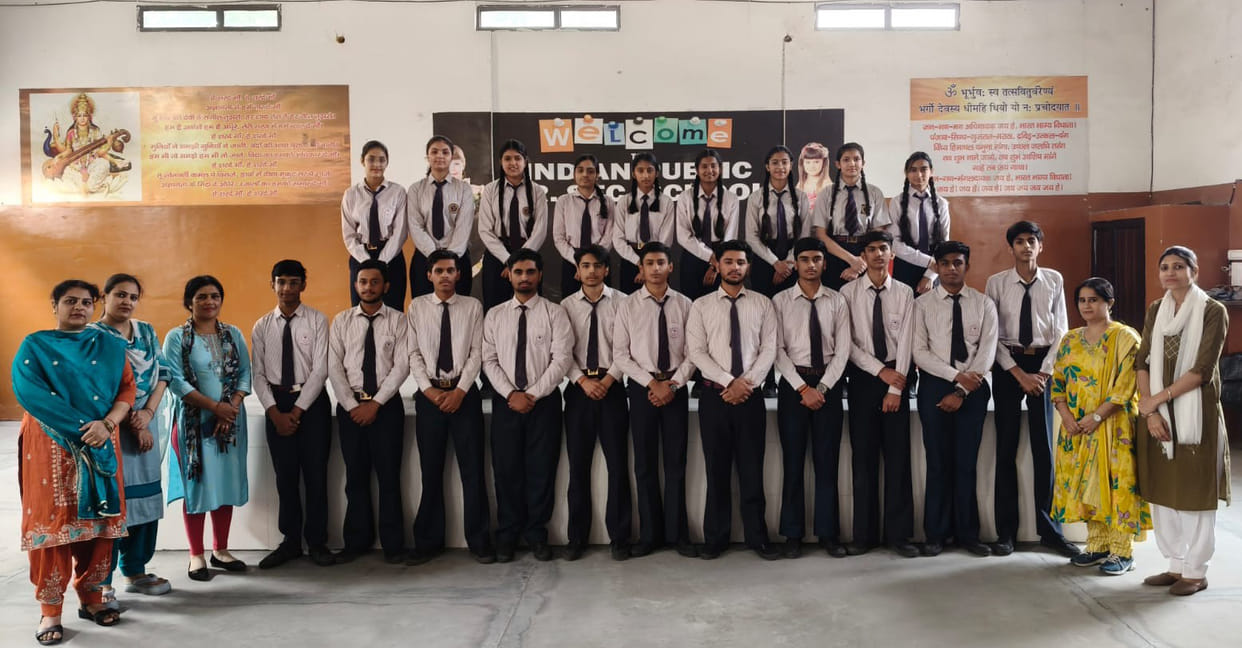 Sweets were distributed to the children following the spectacular results