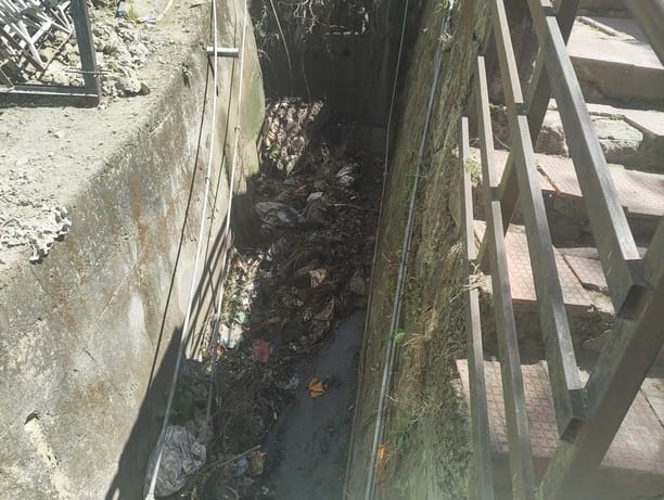 Residents of the Railway Station Ward are facing problems due to garbage and are forced to clean the roads themselves.