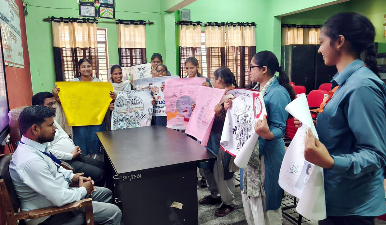 Aastha Wins Poster Competition