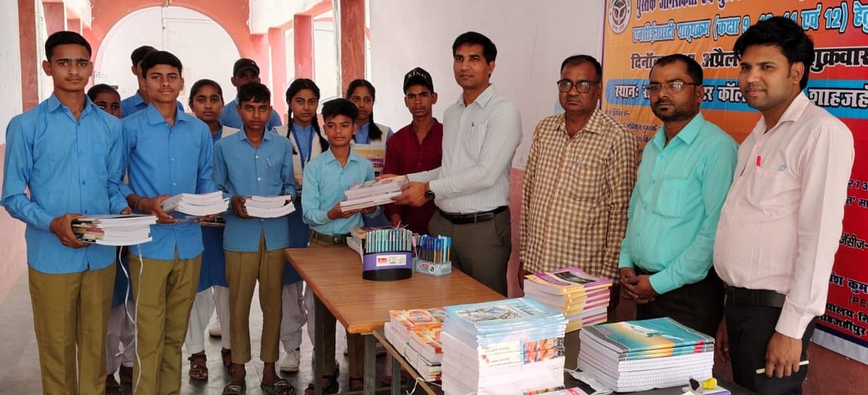 Parents purchased textbooks at the book fair held at GIC.