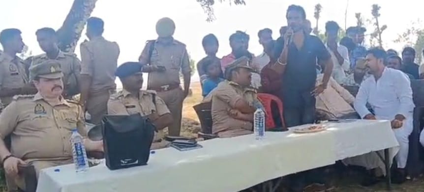 Uproar over desecration of Ambedkar statue and burning of flags