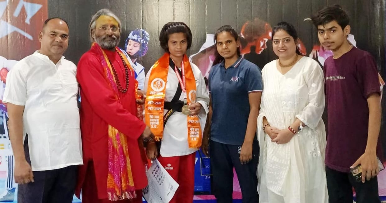 Aradhya Wins Gold Medal at Open Taekwondo Championship
