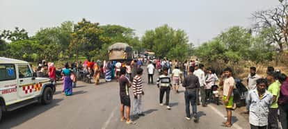 Woman riding a scooter dies after being struck by a coal-laden vehicle