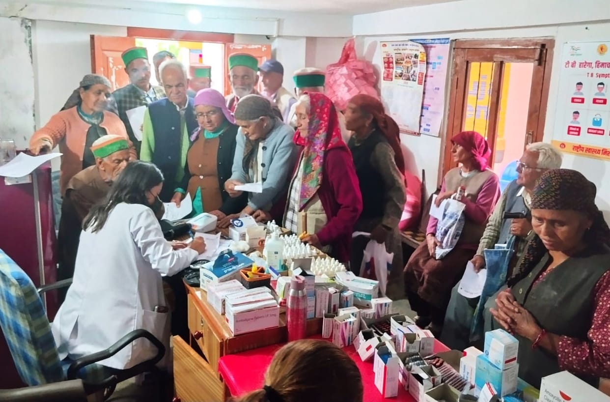 Health of 110 patients checked in Nankhari