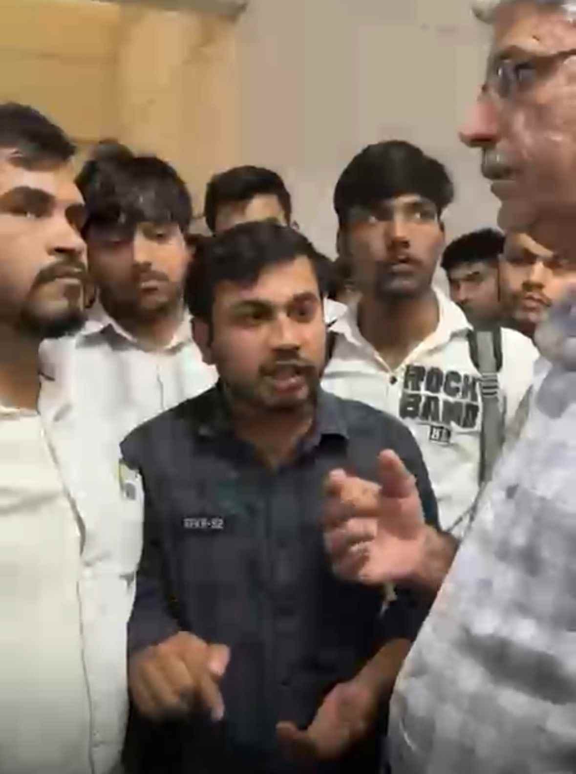SFI surrounds principal's office; two students were injured when roof collapses at Nekiram College