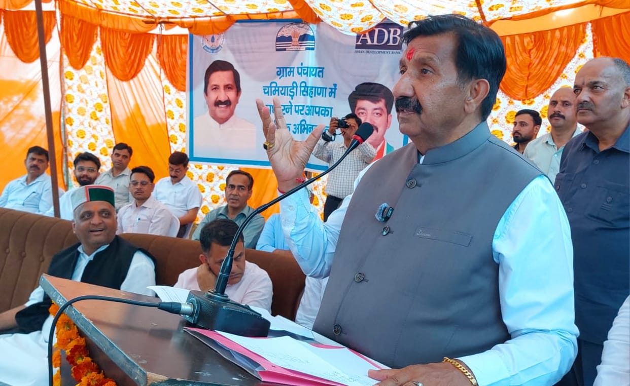 Inauguration of eight water projects worth Rs 13.50 crore in Haroli-Kutlahar