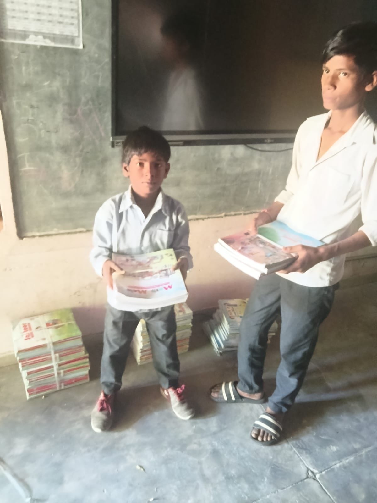 Books for students in grades 3 through 5 have arrived at schools.