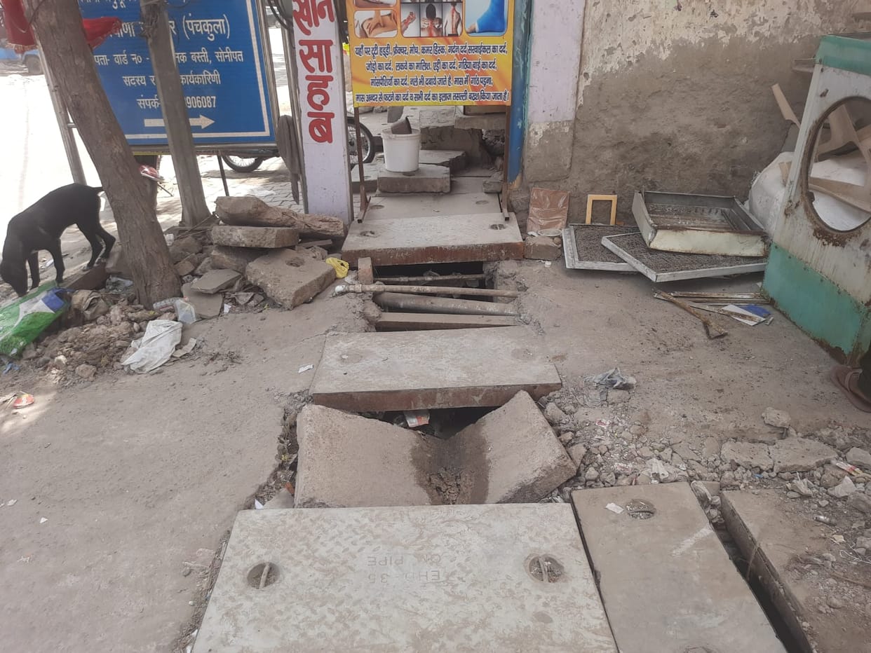 Wardnama-2: Road in hilly area in bad condition, sewer and sanitation system also failed.
