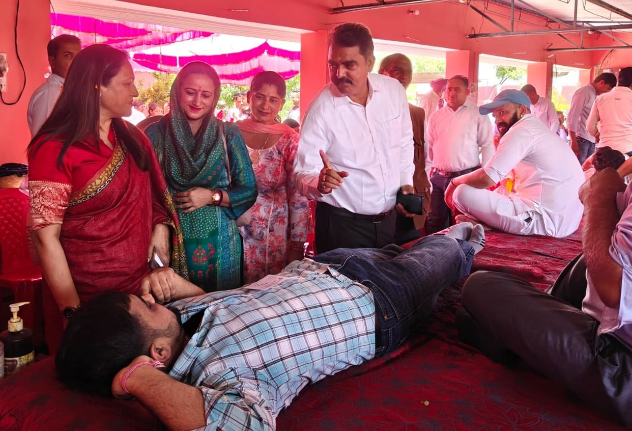 92 units of blood collected at SAI, 270 people received free neurotherapy treatment