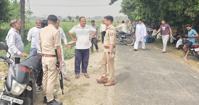 The biers of two women were carried out, one after the other; the departure of a third woman's funeral procession has cast a pall of mourning over the village.