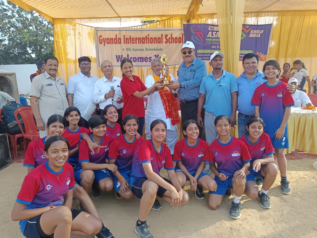 Vidyagyan became the winner in the handball-volleyball women's league.