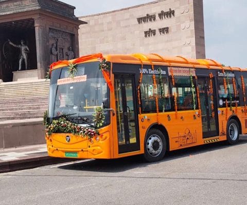 E-buses will now run from Amausi Airport to Engineering College.