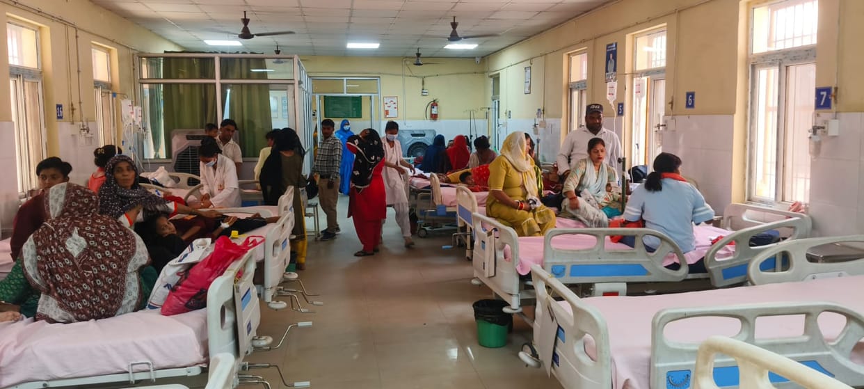 Children are suffering from vomiting, diarrhea and fever