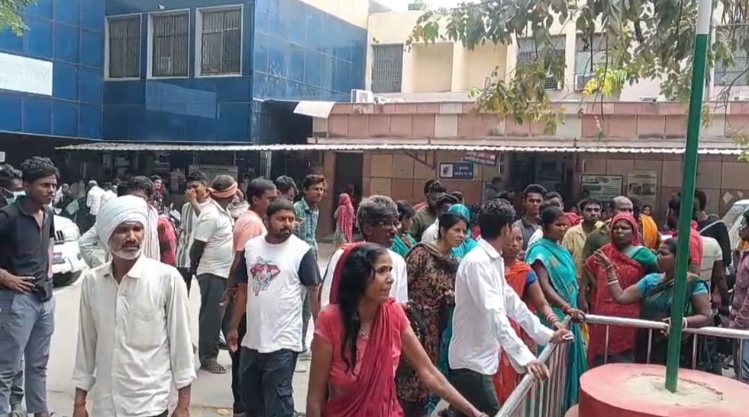मरीज की मौत पर बवाल तोड़फोड़