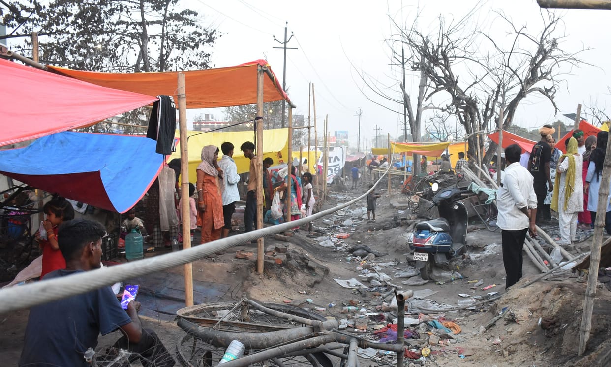 33 KV high tension line damaged in Vikasnagar