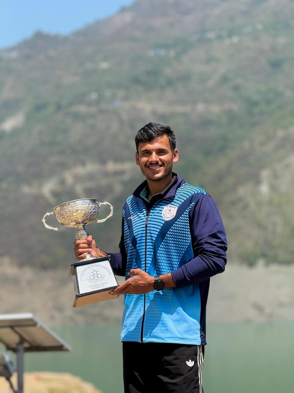 Satyam Baliyan won gold and silver medals in police water sports
