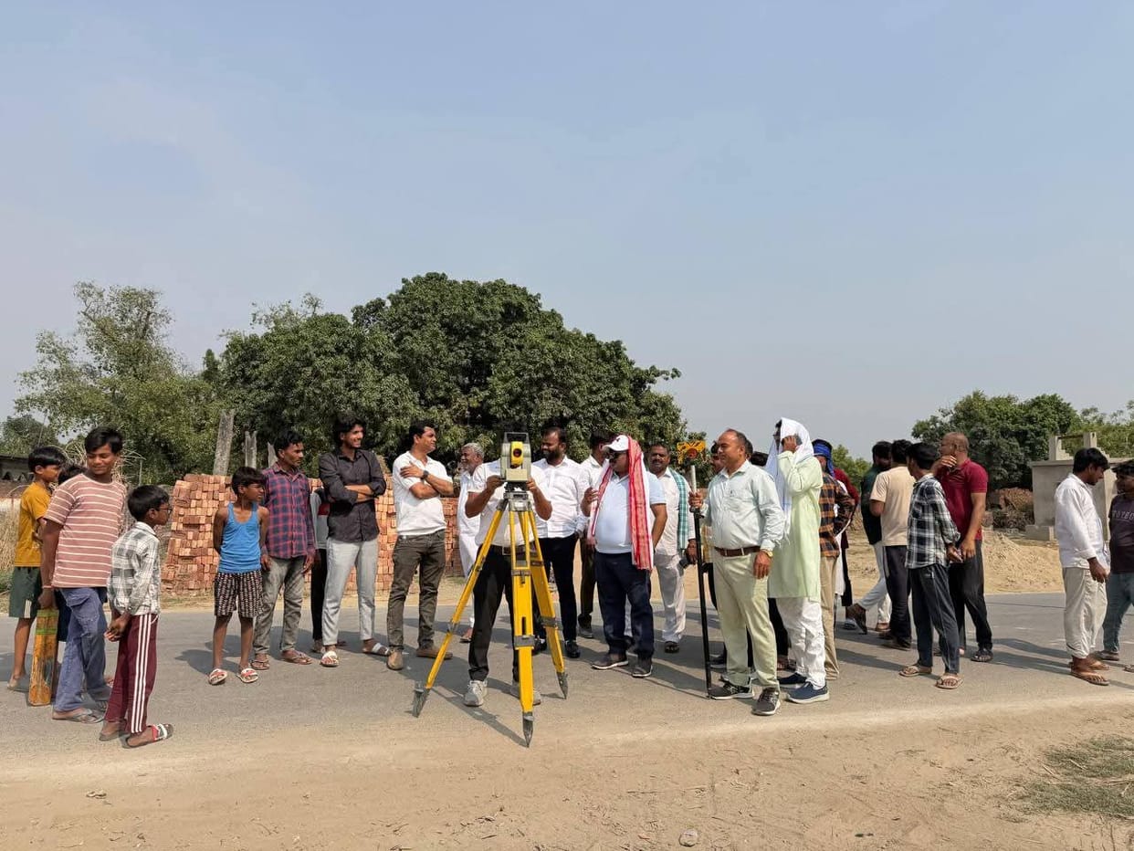 Survey Conducted for Mini Stadium in Dudahi