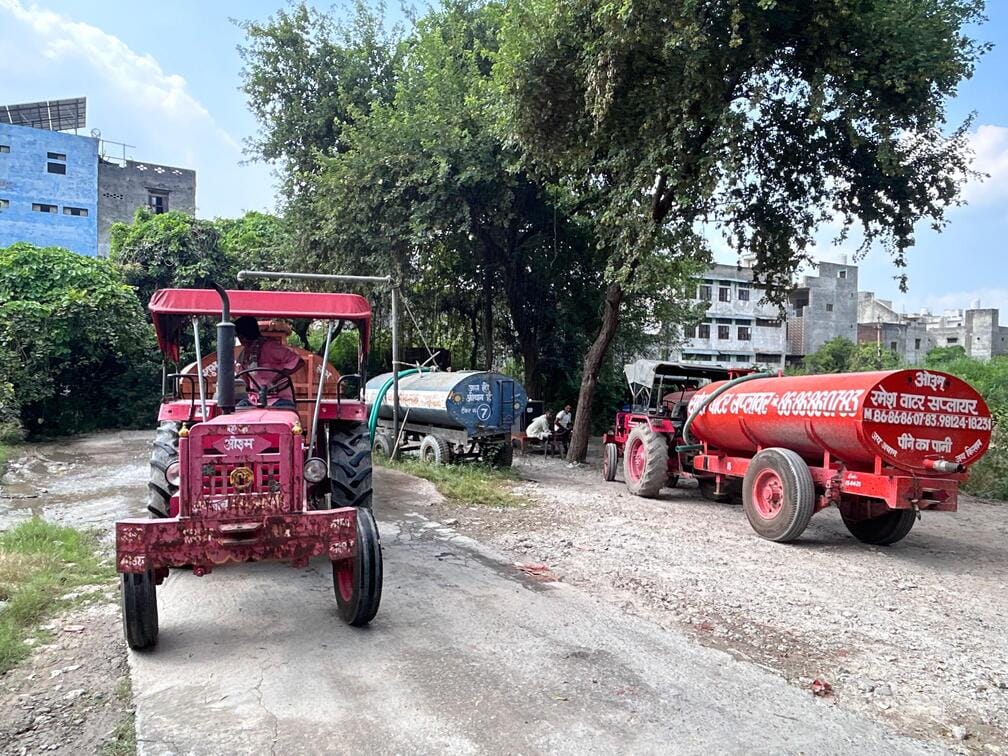 Water Supply via Tankers in Water Scarce Colonies Budget