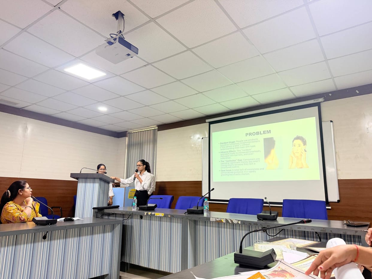 Kumkum, Parul and Sheetal won the power point presentation competition
