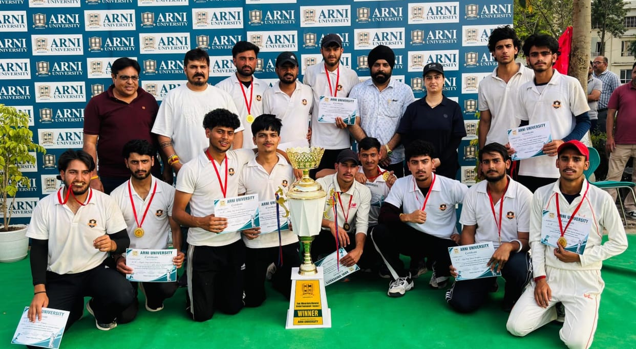 Game Changer and Arni Titans teams were the winners in the cricket tournament.