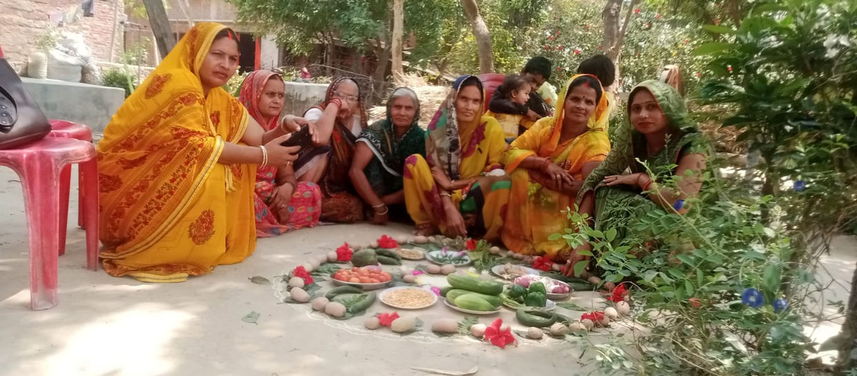 The importance of nutrition was explained to the women