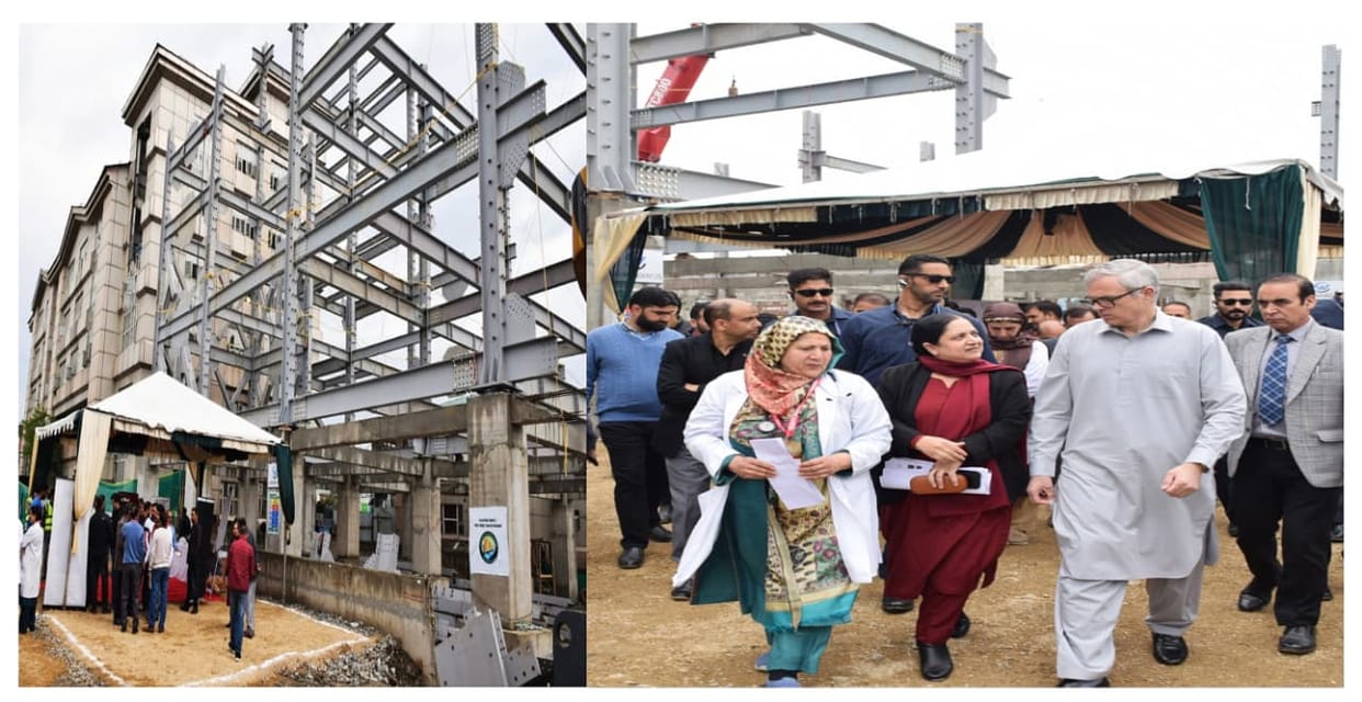 Srinagar, CM Umar Abdullah, Visit LD Hospital, Extention Block