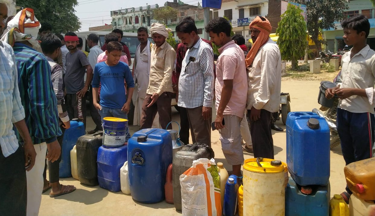 Petrol ran out at 41 pumps and diesel at 26, leading to long queues