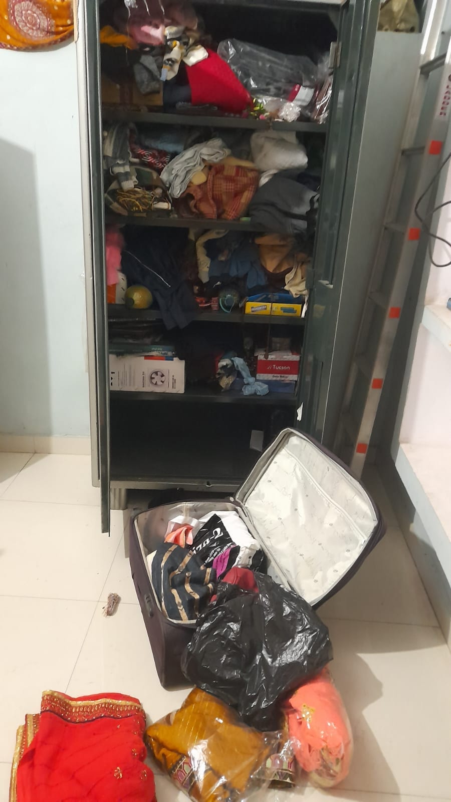 Allegations of theft of jewellery from a locked house of a soldier