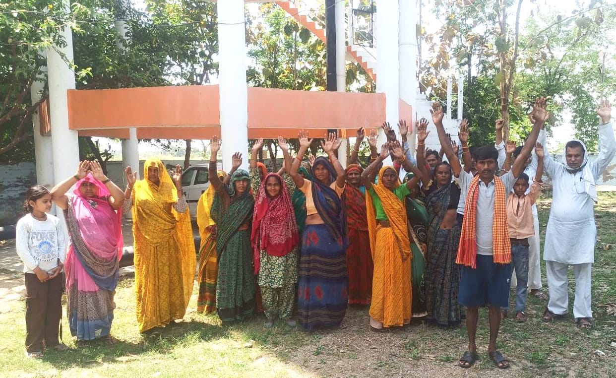 Villagers create ruckus due to lack of drinking water supply from the tank