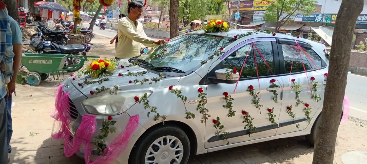 Gardens adorned with flowers and lights; the festive bustle of weddings.