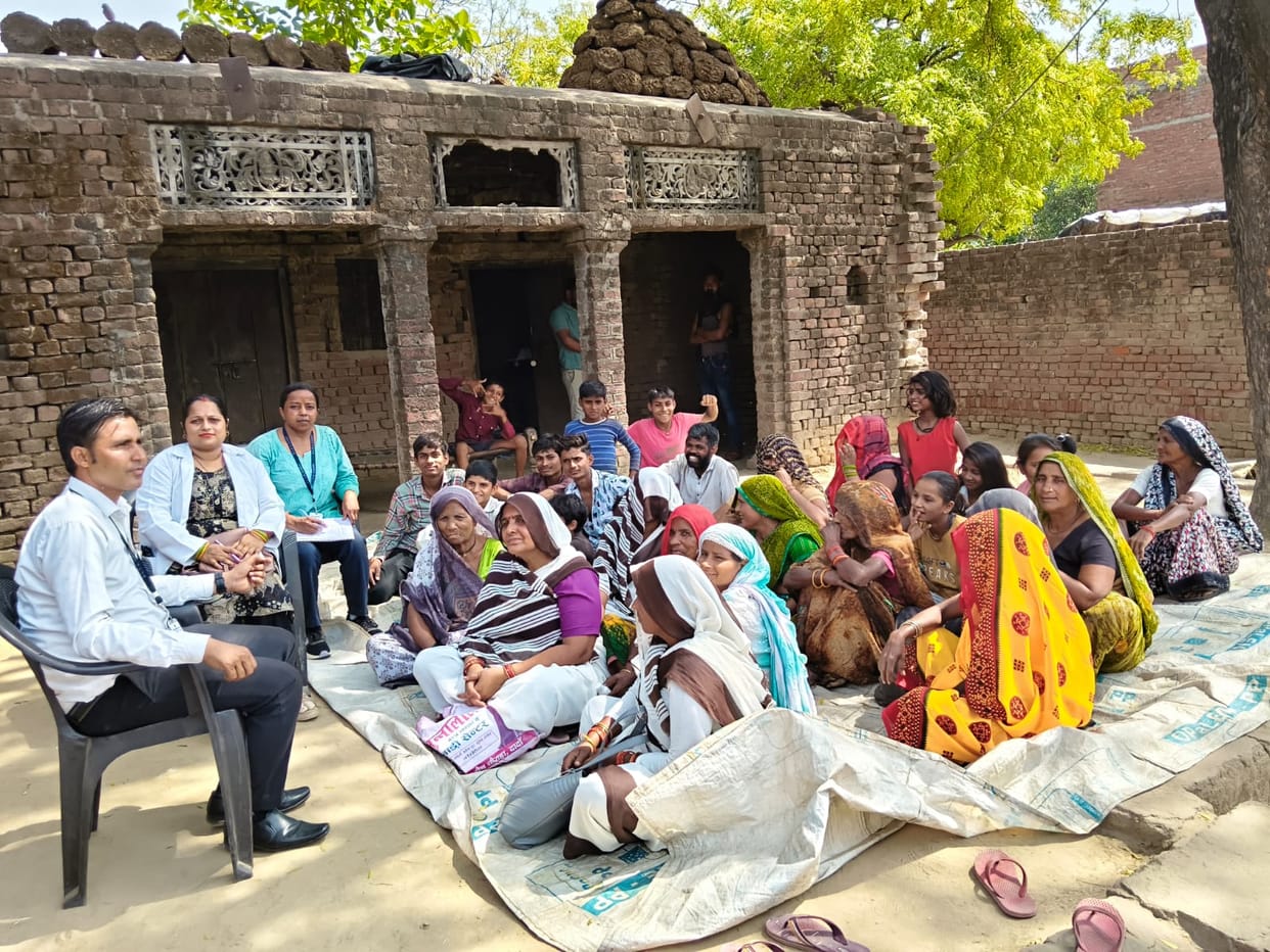 Information about laws given in legal awareness camp