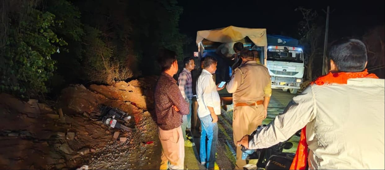 Three workers of Adani Power Plant died after being hit by a truck.