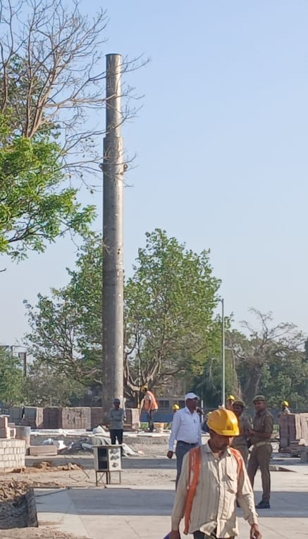 11-Meter-Tall Martyrs' Memorial Ready in Ram Temple Complex