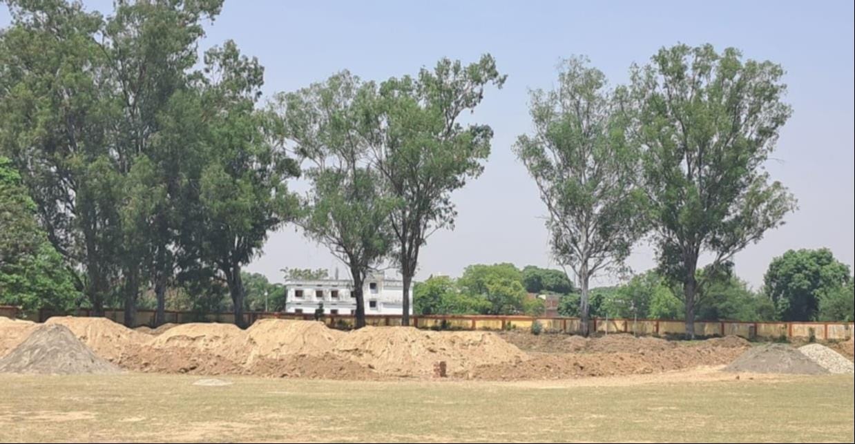 Construction of Astroturf hockey ground begins in the stadium, sports talent will flourish