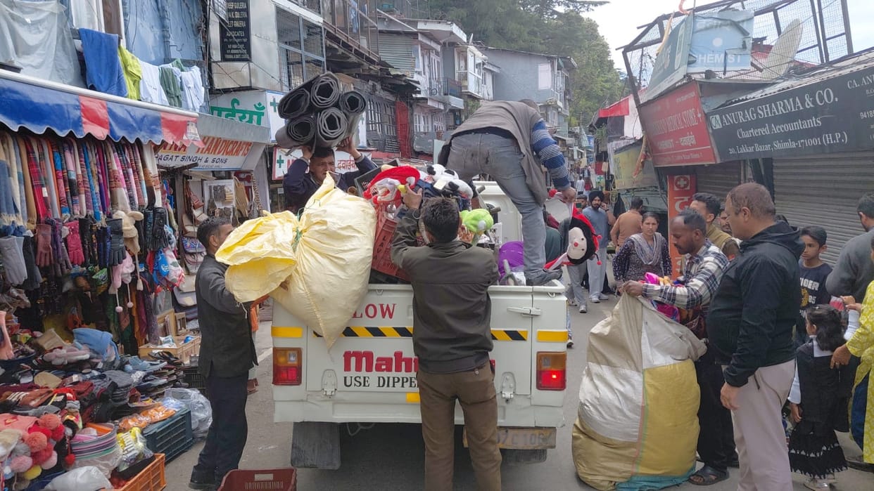 IGMC, goods of black marketers seized in Lakkar Bazaar
