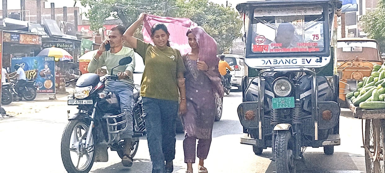 With the mercury hovering near 40 degrees, a heatwave will set in as soon as the wind direction shifts.